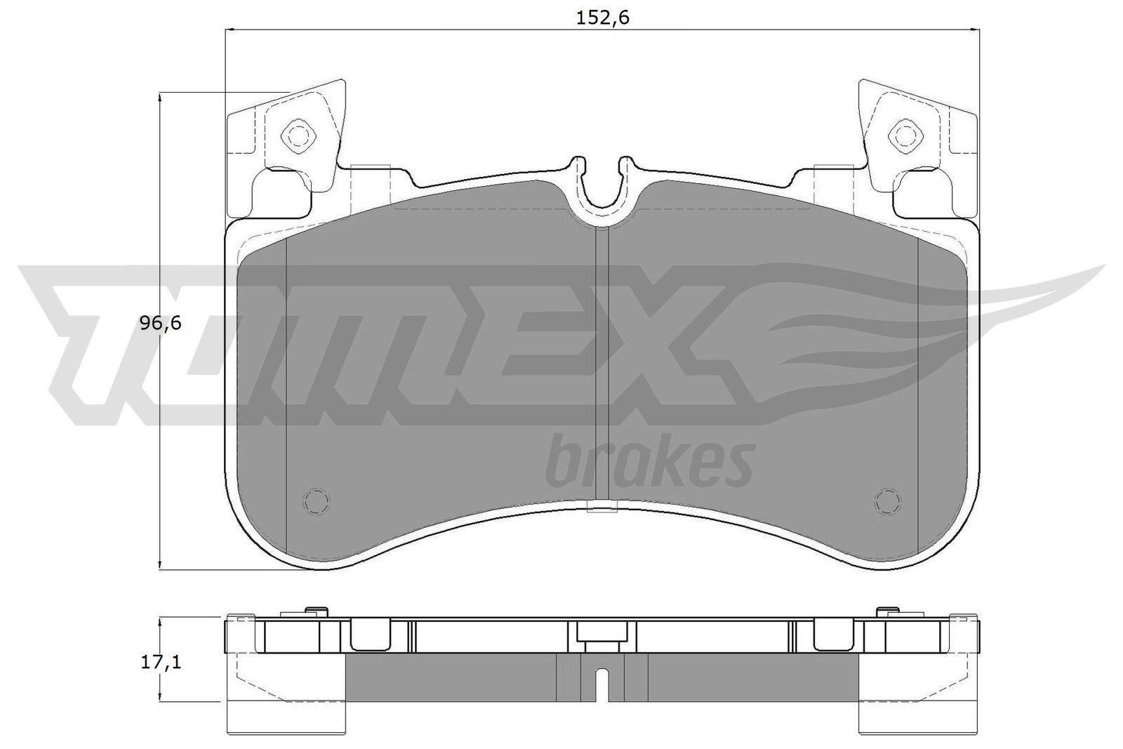 TOMEX Brakes Bremsbelagsatz, Scheibenbremse